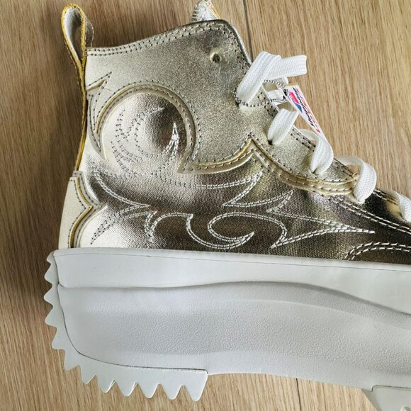 ⭐CONVERSE RUN STAR HIKE HI Size 7 Mens Shoes GOLD Sneakers Boot Western A10333C⭐ - Picture 5 of 10